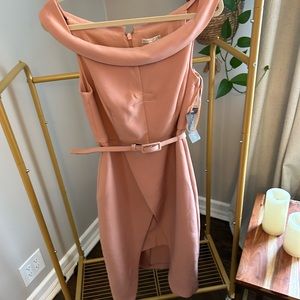 NWT- Eva Mendez NY & Co boat neck midi dress